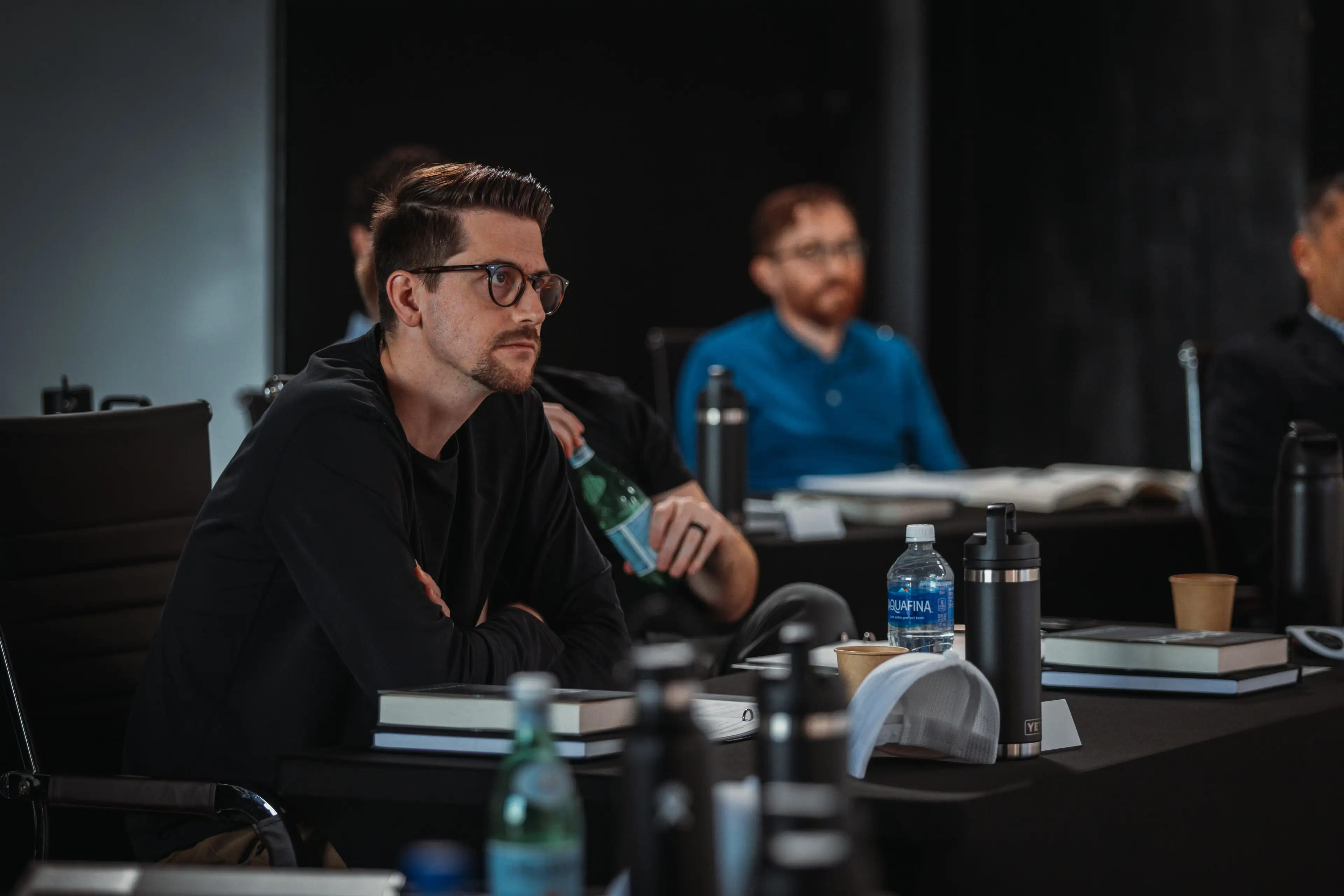 A strategy session reviewing a unified revenue plan