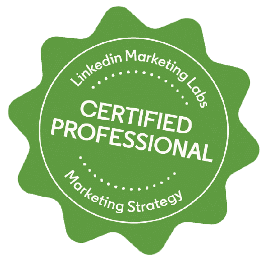 Linkedin Marketing Labs | Certified Professional | Marketing Strategy Badge